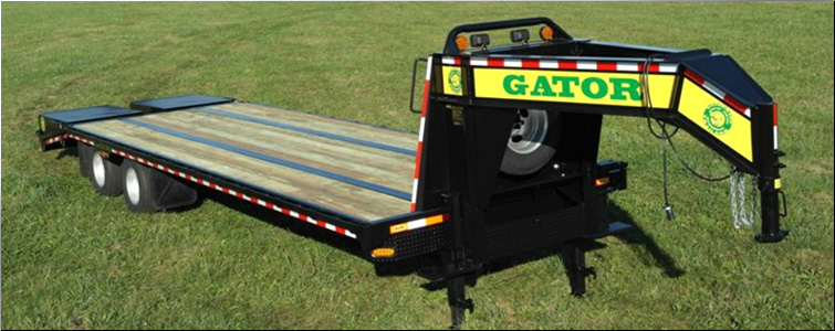GOOSENECK TRAILER 30ft tandem dual - all heavy-duty equipment trailers special priced  Stark County, Ohio